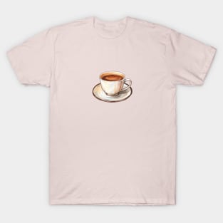 Coffee Pastel Art T-Shirt